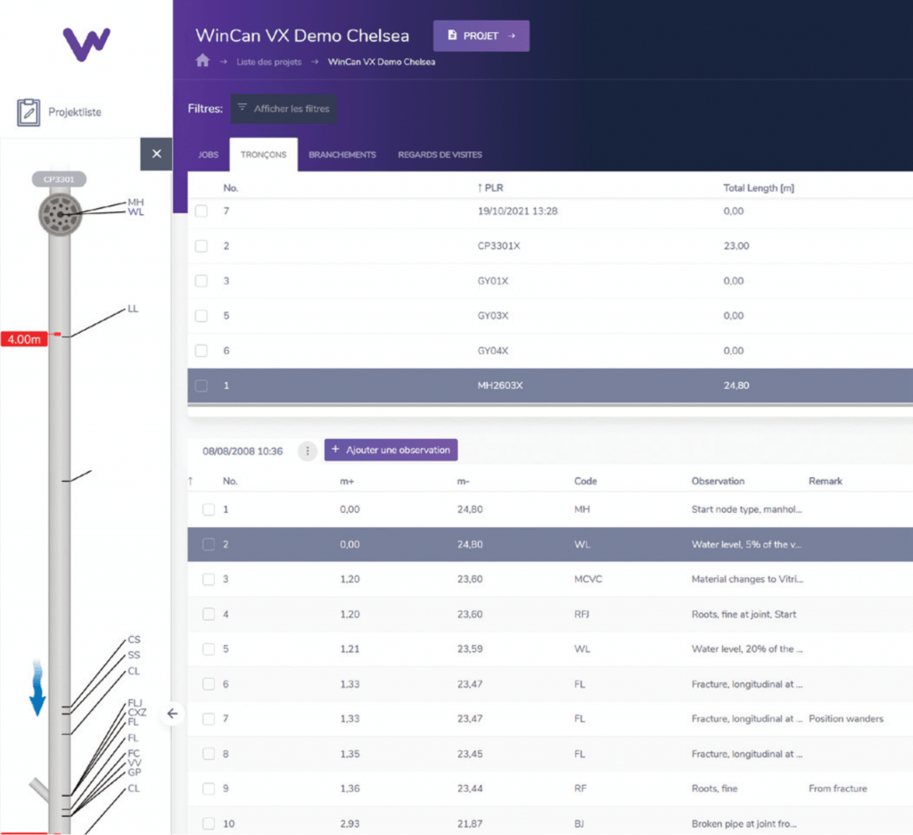 WinCan Web flex Cloud